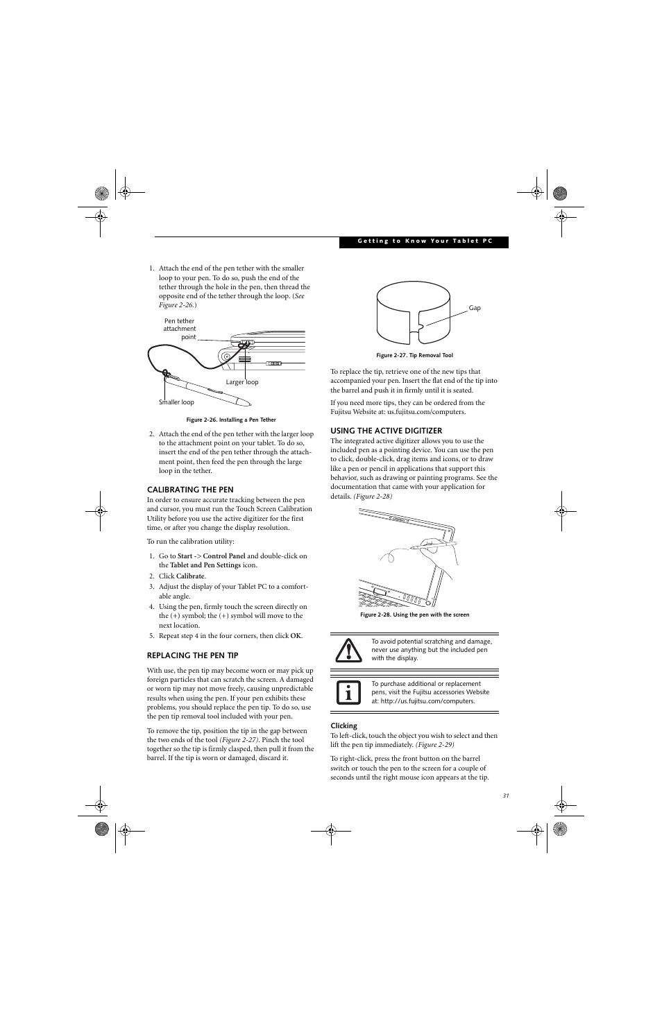 FUJITSU LifeBook Tablet PC T4220 User Manual | Page 41 / 136