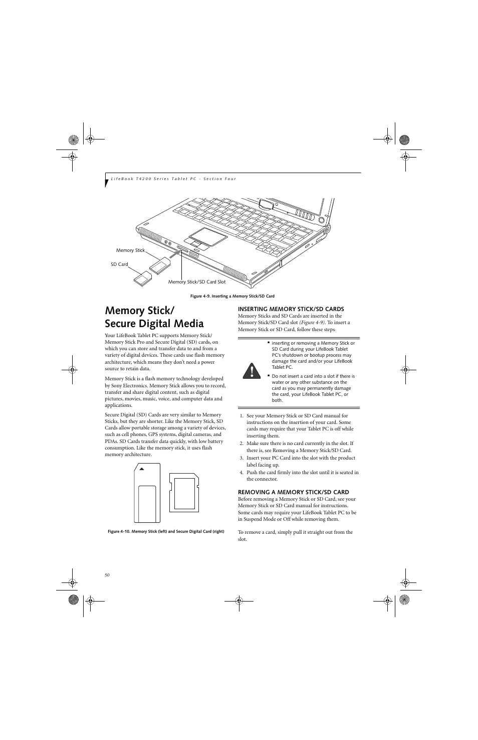 FUJITSU LifeBook Tablet PC T4220 User Manual | Page 60 / 136