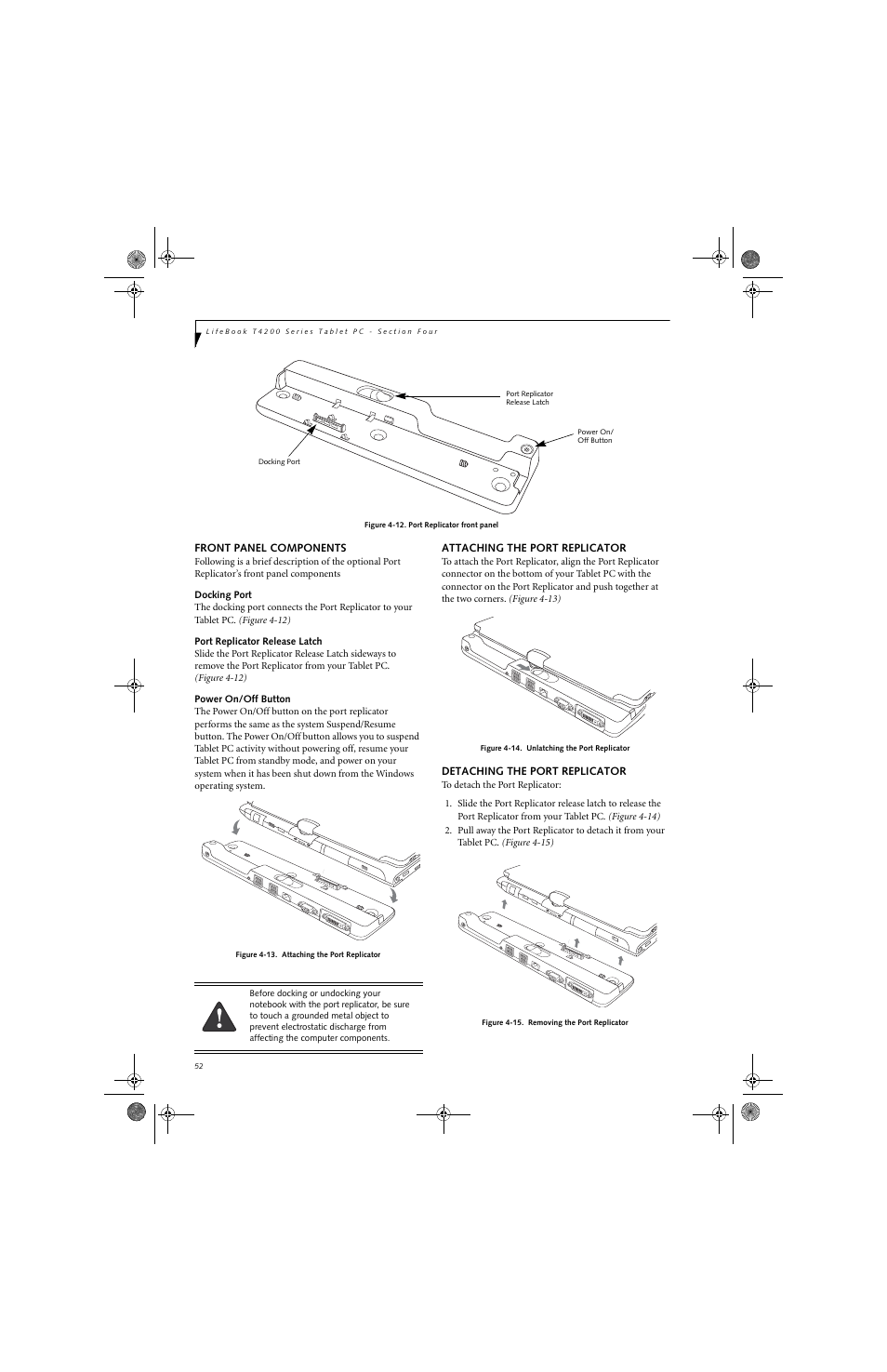 FUJITSU LifeBook Tablet PC T4220 User Manual | Page 62 / 136