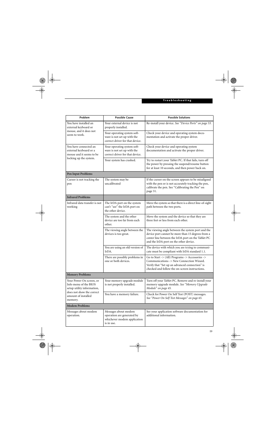 FUJITSU LifeBook Tablet PC T4220 User Manual | Page 69 / 136