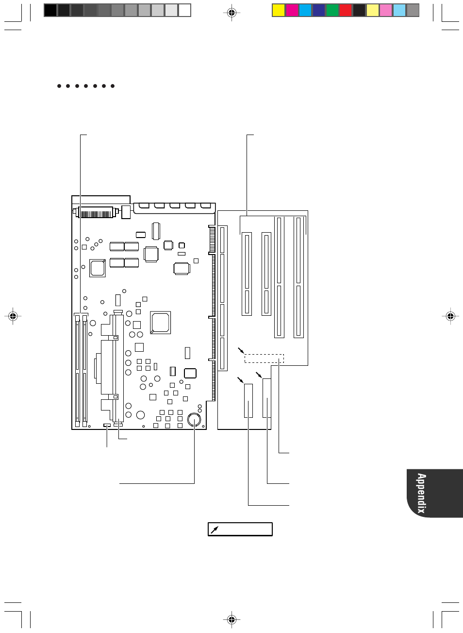 Motherboard/riser board, 97 appendix | FUJITSU DESKPOWER 5000 User Manual | Page 107 / 122