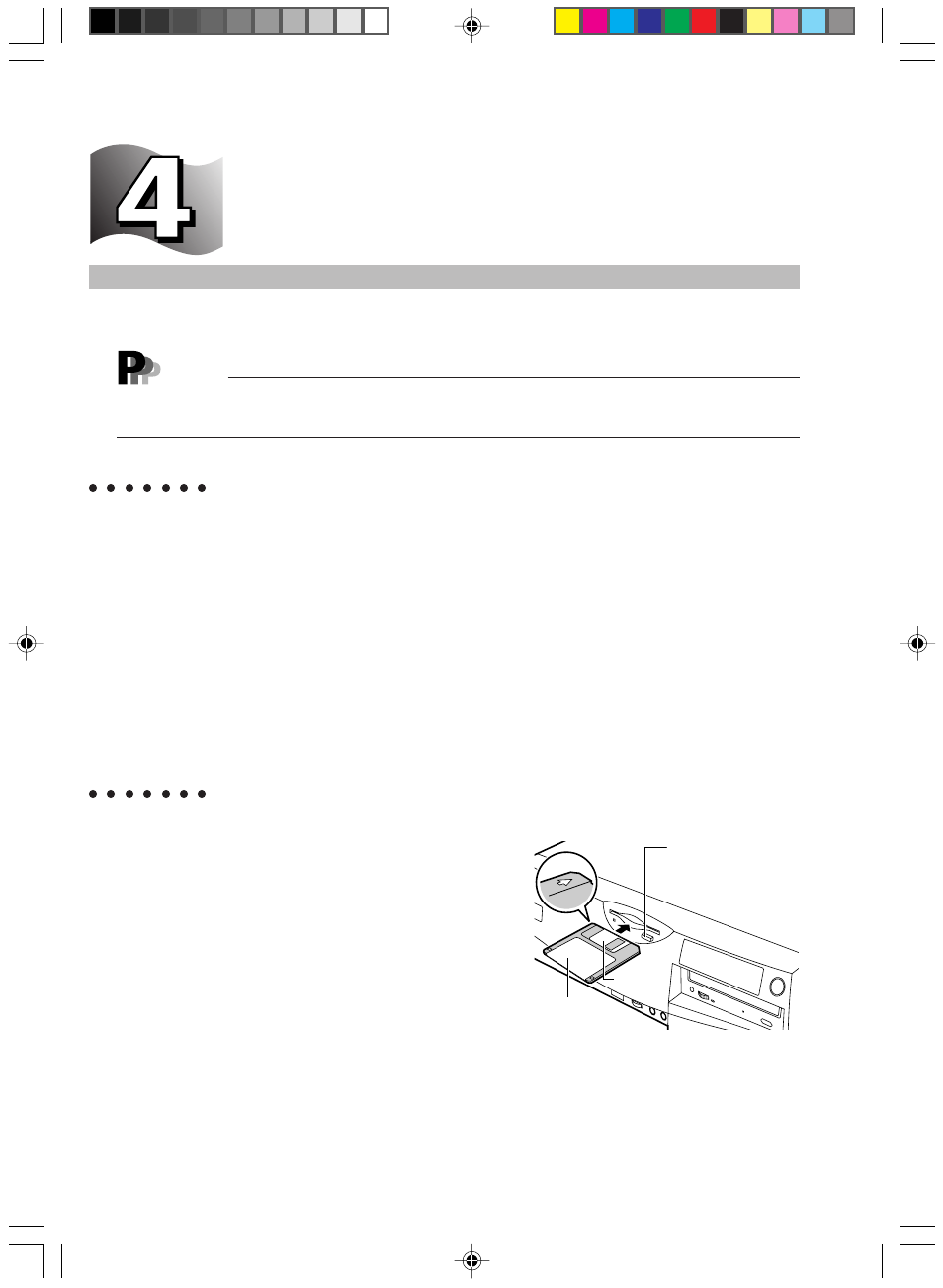 Floppy disk, Handling precautions, Mounting and dismounting a floppy disk | Point | FUJITSU DESKPOWER 5000 User Manual | Page 24 / 122