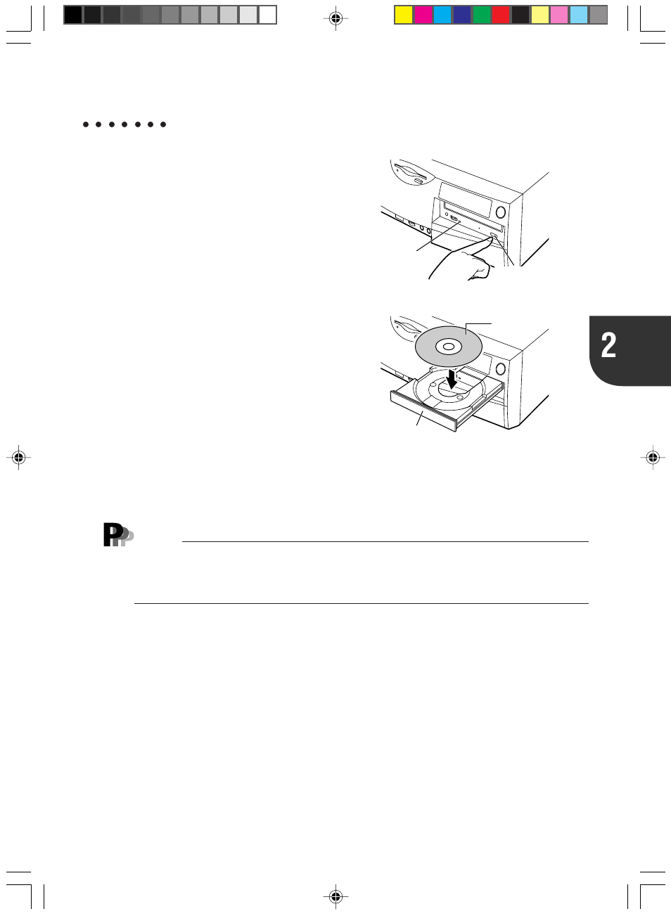 Mounting and dismounting a cd-rom disk, Point | FUJITSU DESKPOWER 5000 User Manual | Page 27 / 122