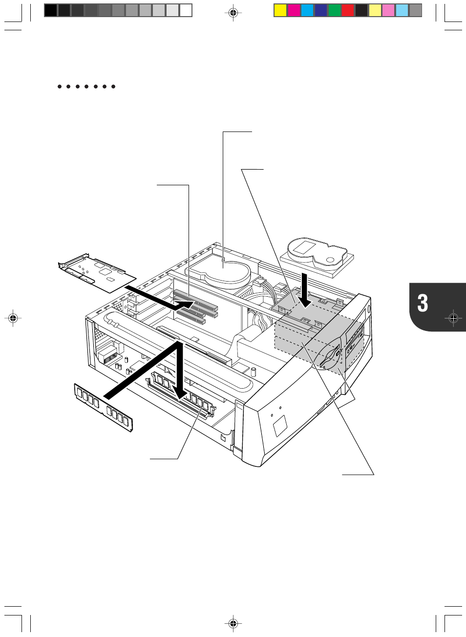 Installing positions of internal options | FUJITSU DESKPOWER 5000 User Manual | Page 31 / 122