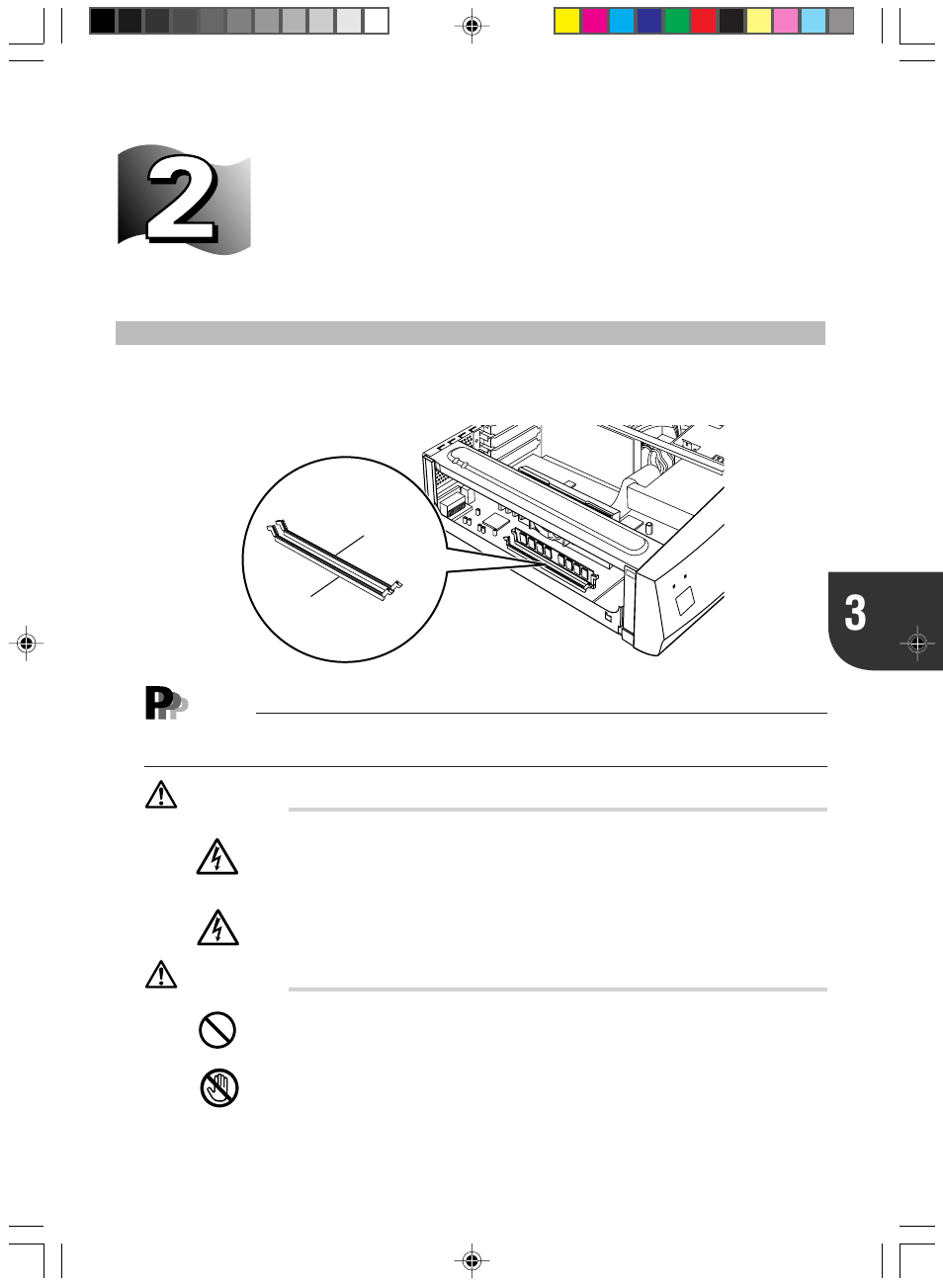 Point, Warning, Caution | FUJITSU DESKPOWER 5000 User Manual | Page 33 / 122