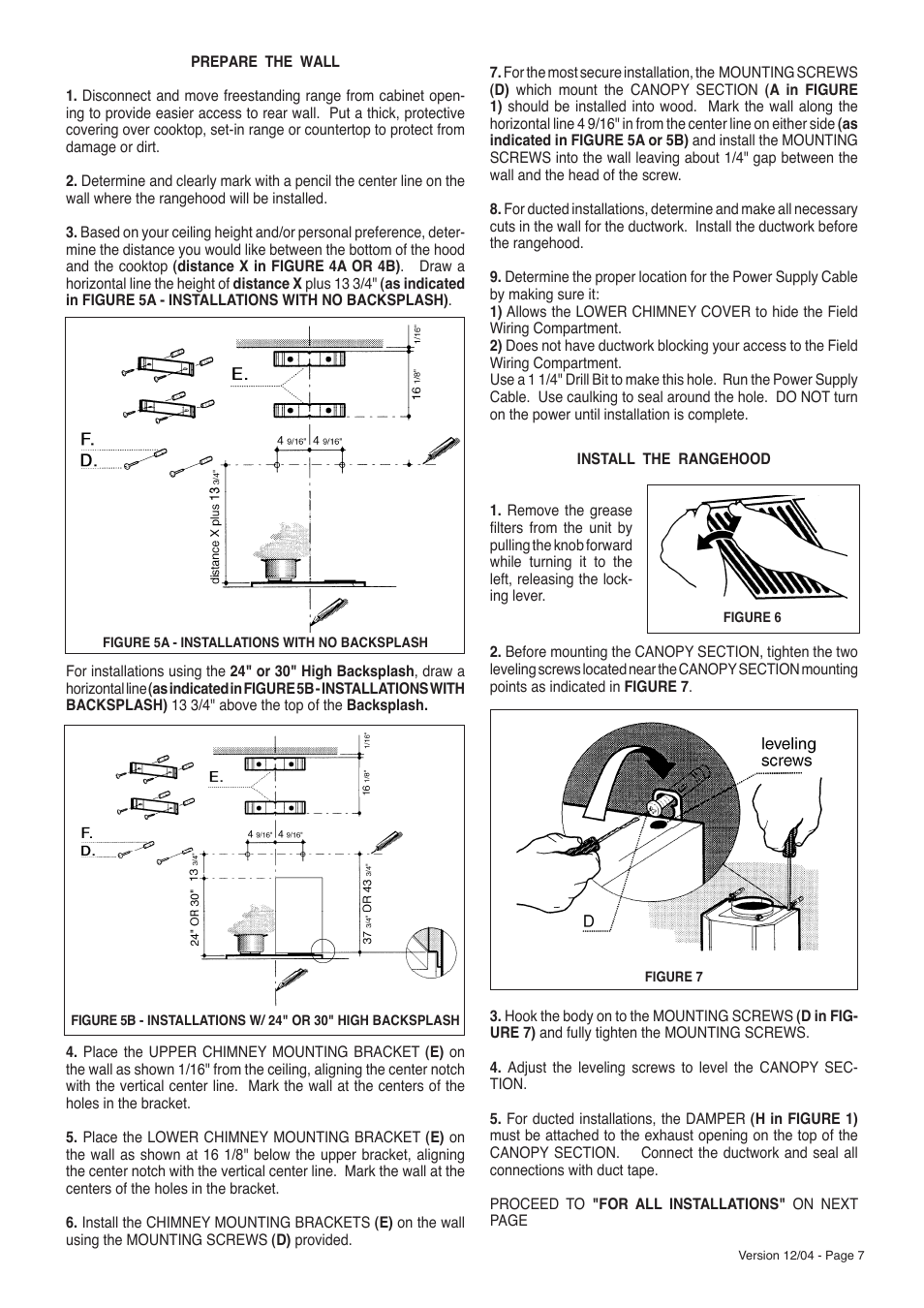 Faber Diamante User Manual | Page 7 / 9