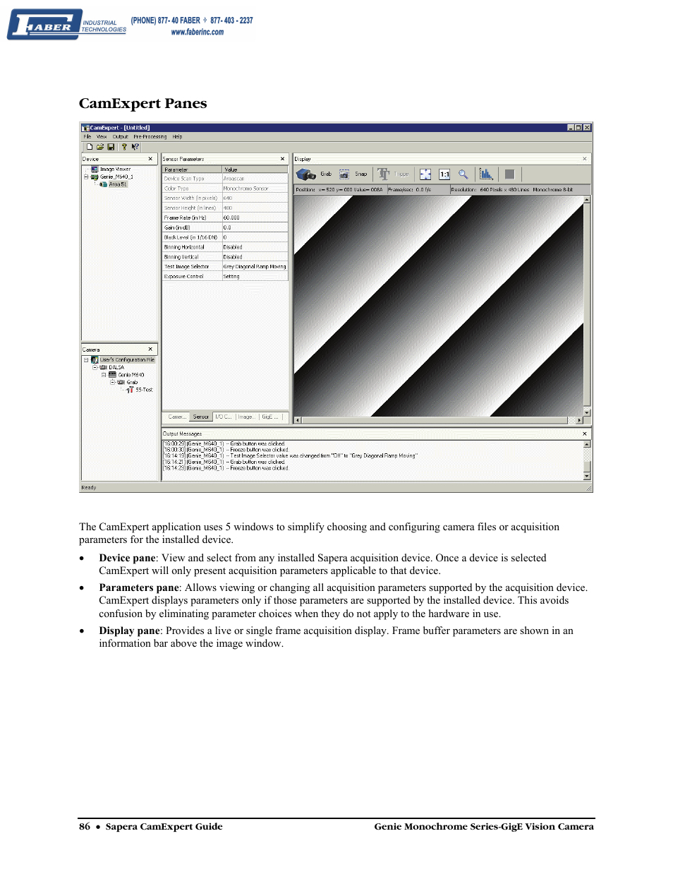 Camexpert panes | Faber Genie M1600 User Manual | Page 88 / 127