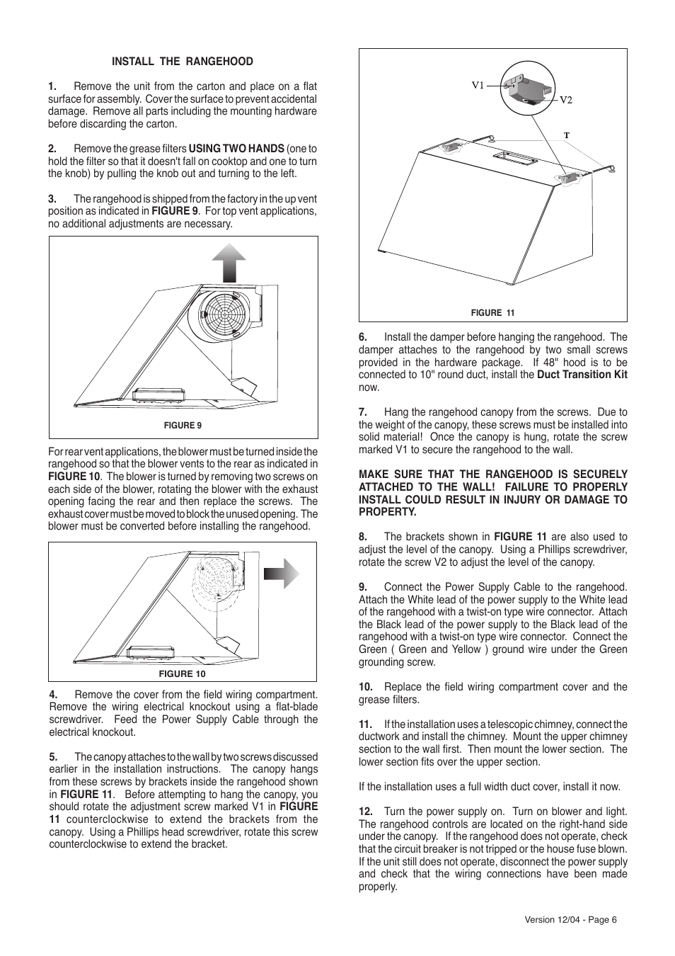 Faber PRO MAGNUMw User Manual | Page 6 / 7