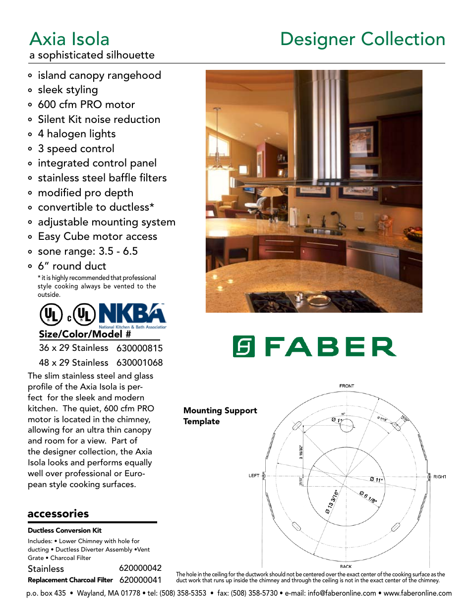 Faber 630000815 User Manual | 2 pages