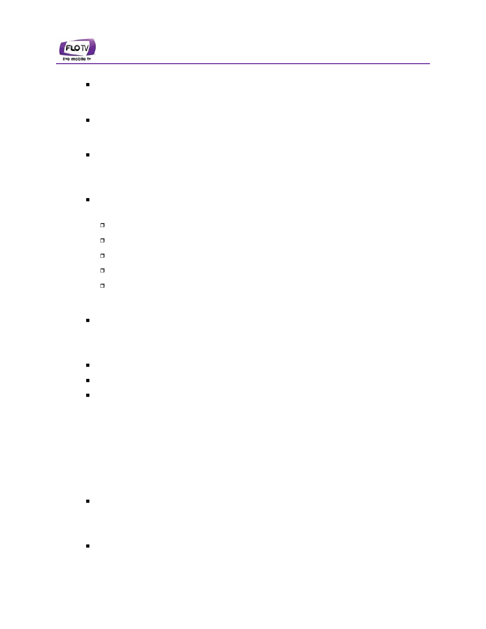 FLO TV PTV350 User Manual | Page 9 / 48