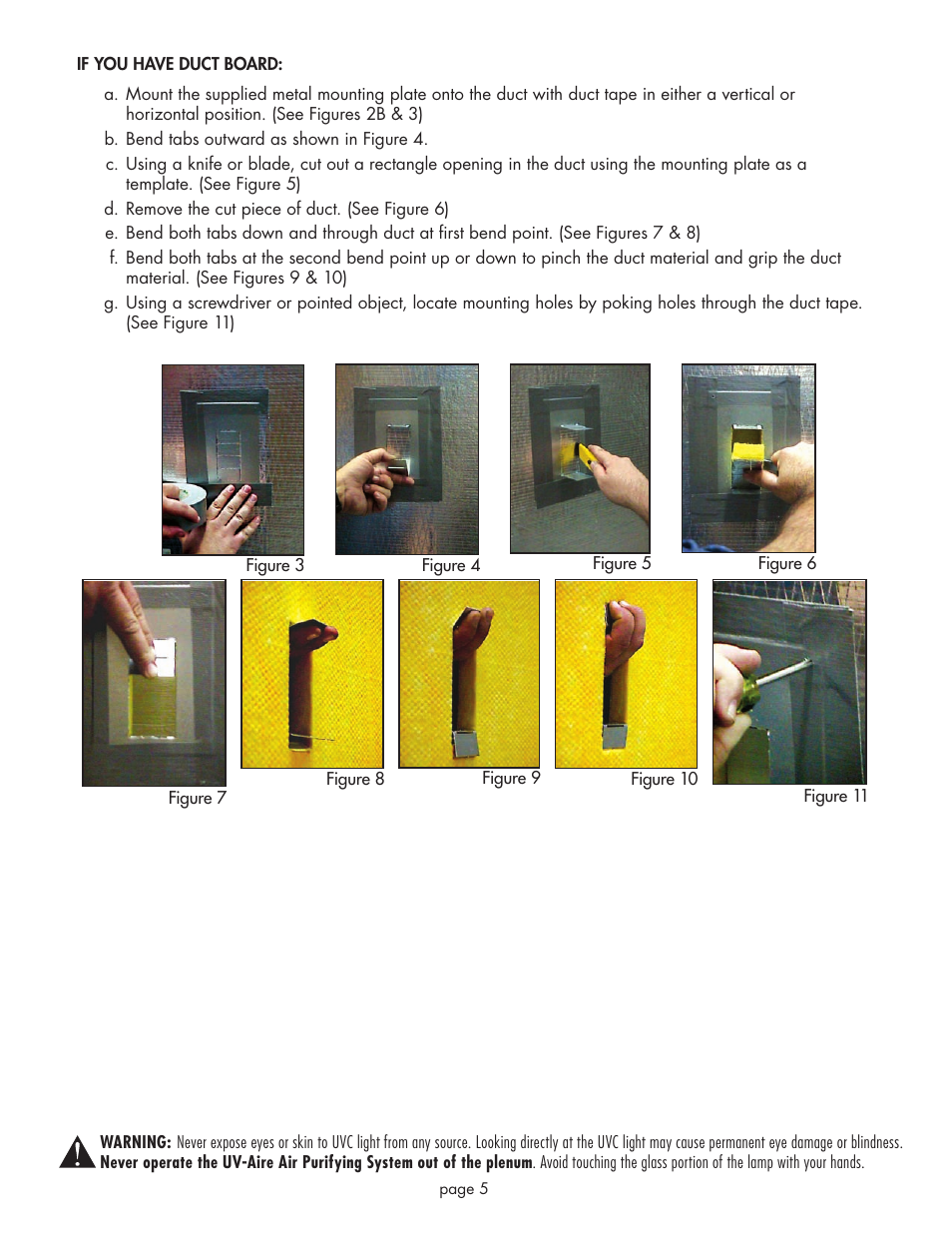 Field Controls UV-18HPC User Manual | Page 5 / 12