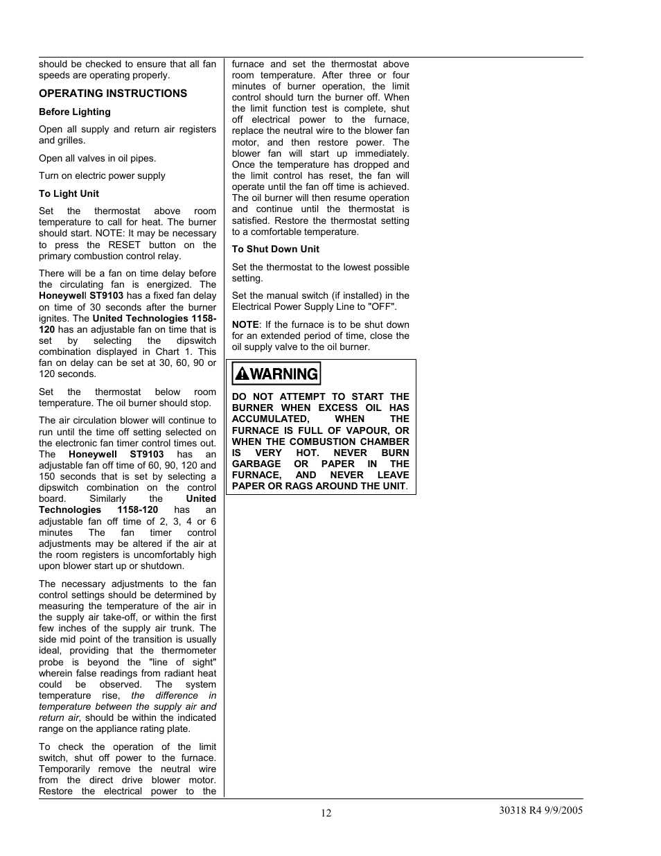 Field Controls WML-C User Manual | Page 12 / 40