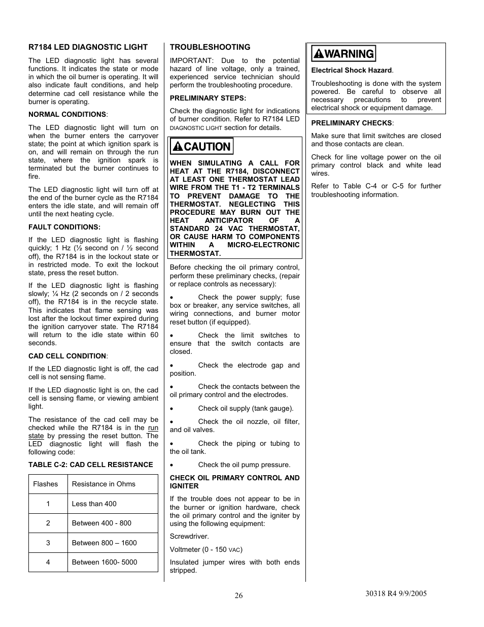 Field Controls WML-C User Manual | Page 26 / 40