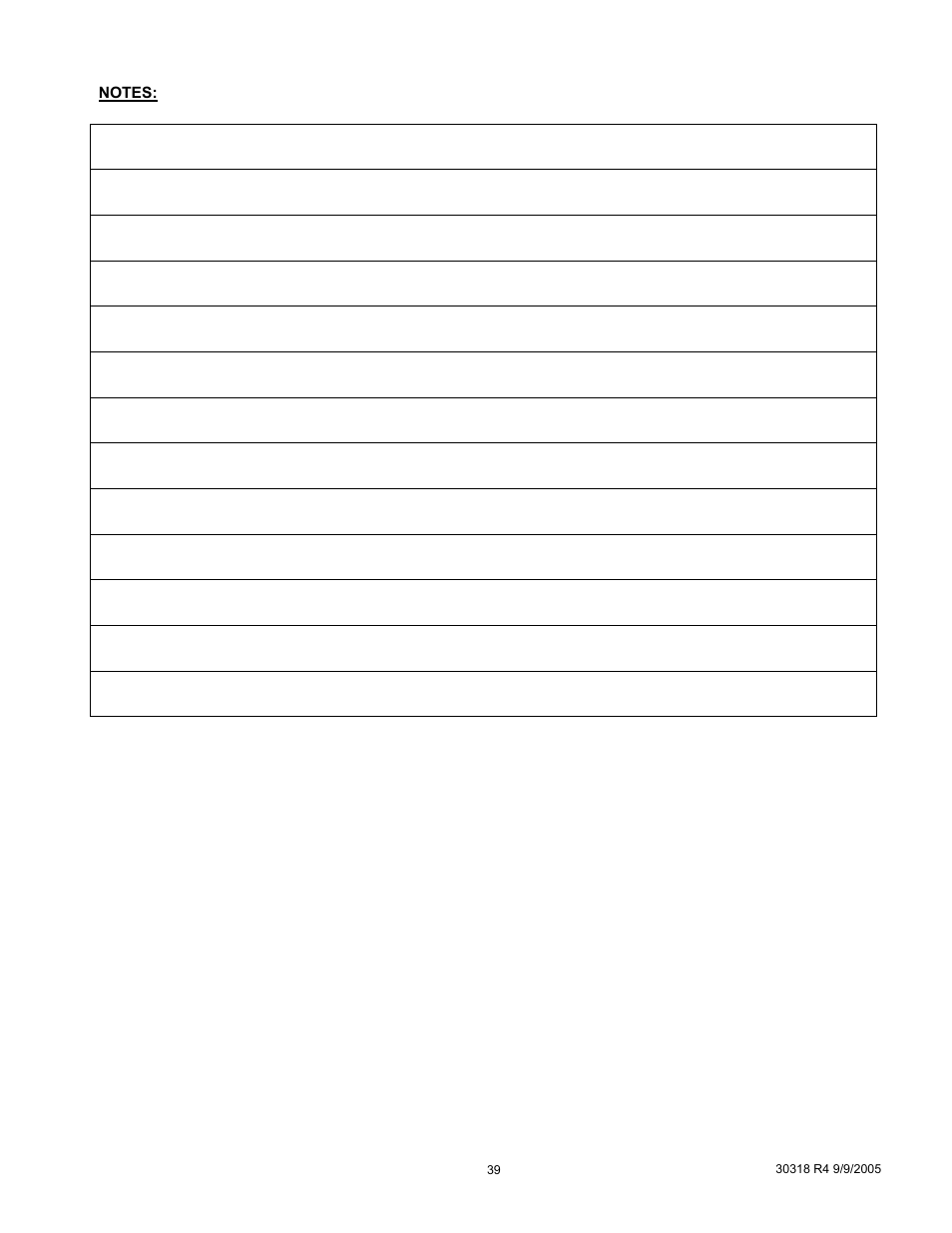 Field Controls WML-C User Manual | Page 39 / 40