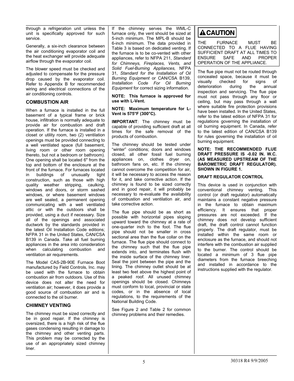 Field Controls WML-C User Manual | Page 5 / 40