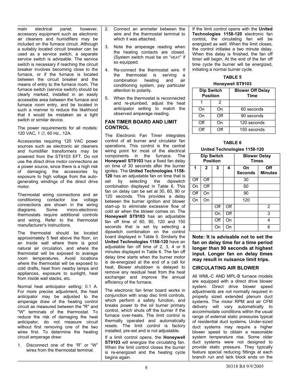 Field Controls WML-C User Manual | Page 8 / 40