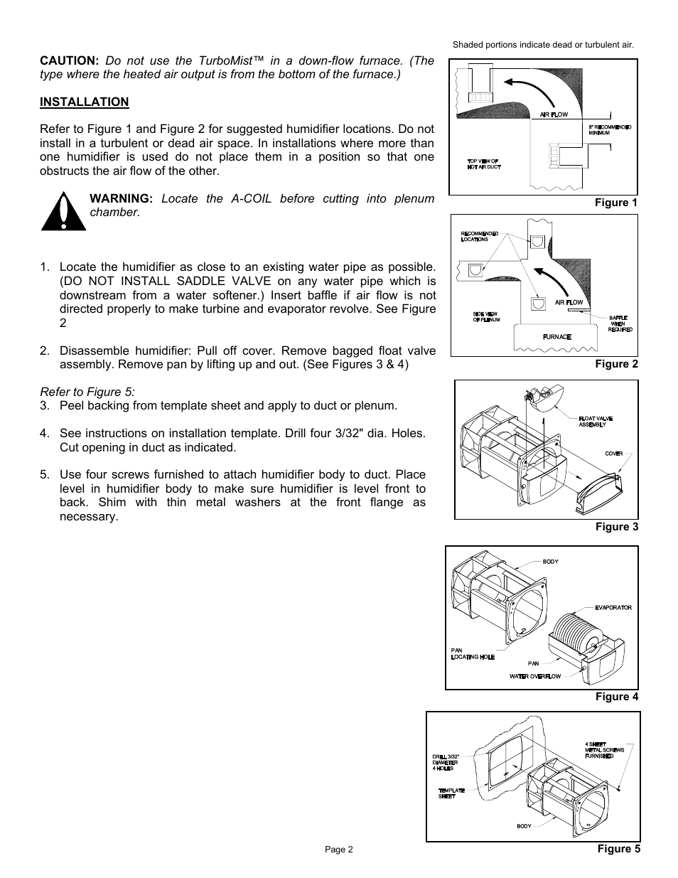 Field Controls TURBINE TB-1 User Manual | Page 2 / 12