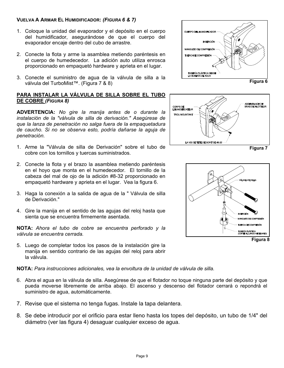 Field Controls TURBINE TB-1 User Manual | Page 9 / 12