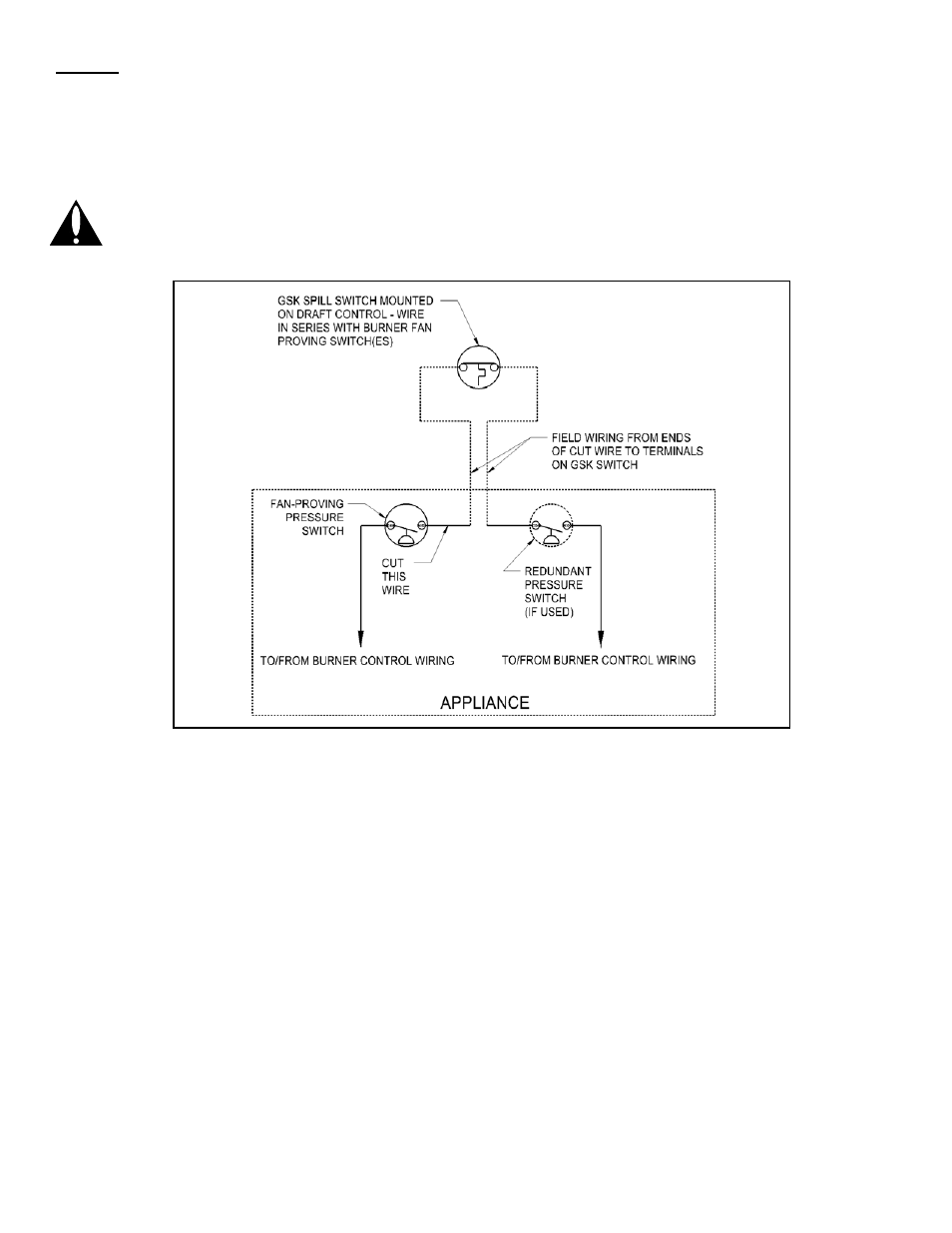 Field Controls Gas Spillage Sensing Kit GSK-160A User Manual | Page 3 / 4