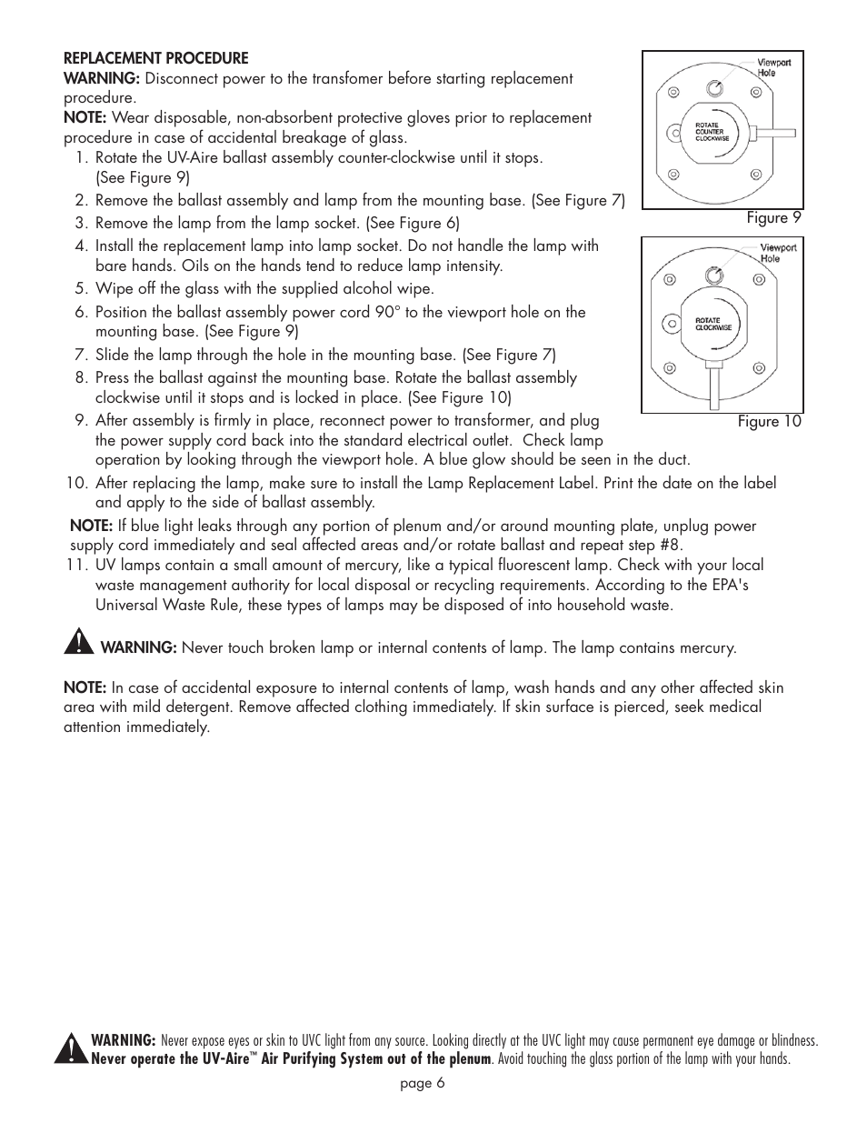 Field Controls UV-16/24 User Manual | Page 6 / 8