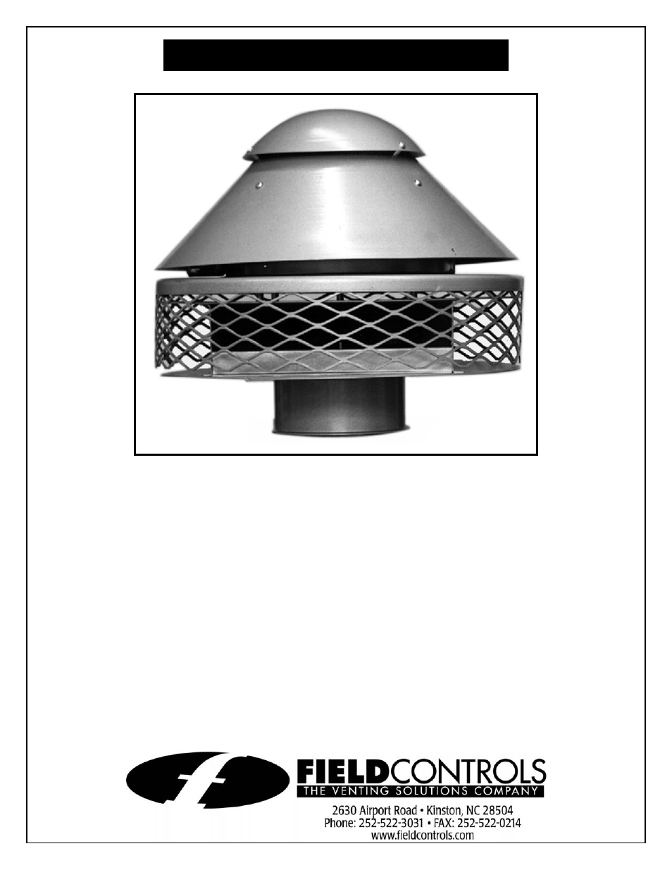 Field Controls TYPE "C" User Manual | 8 pages