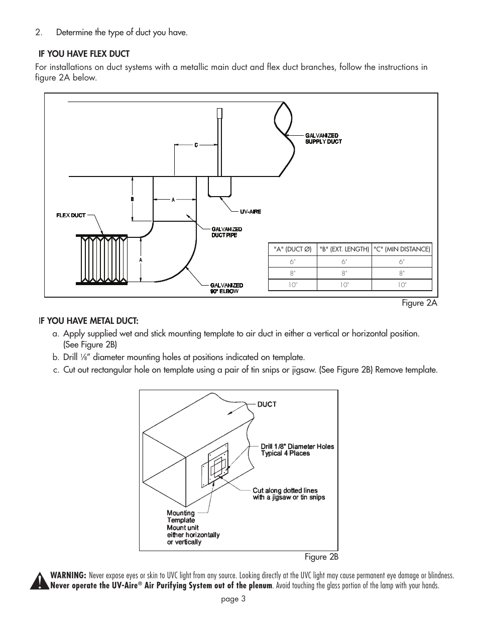 Field Controls UV-18X User Manual | Page 3 / 8