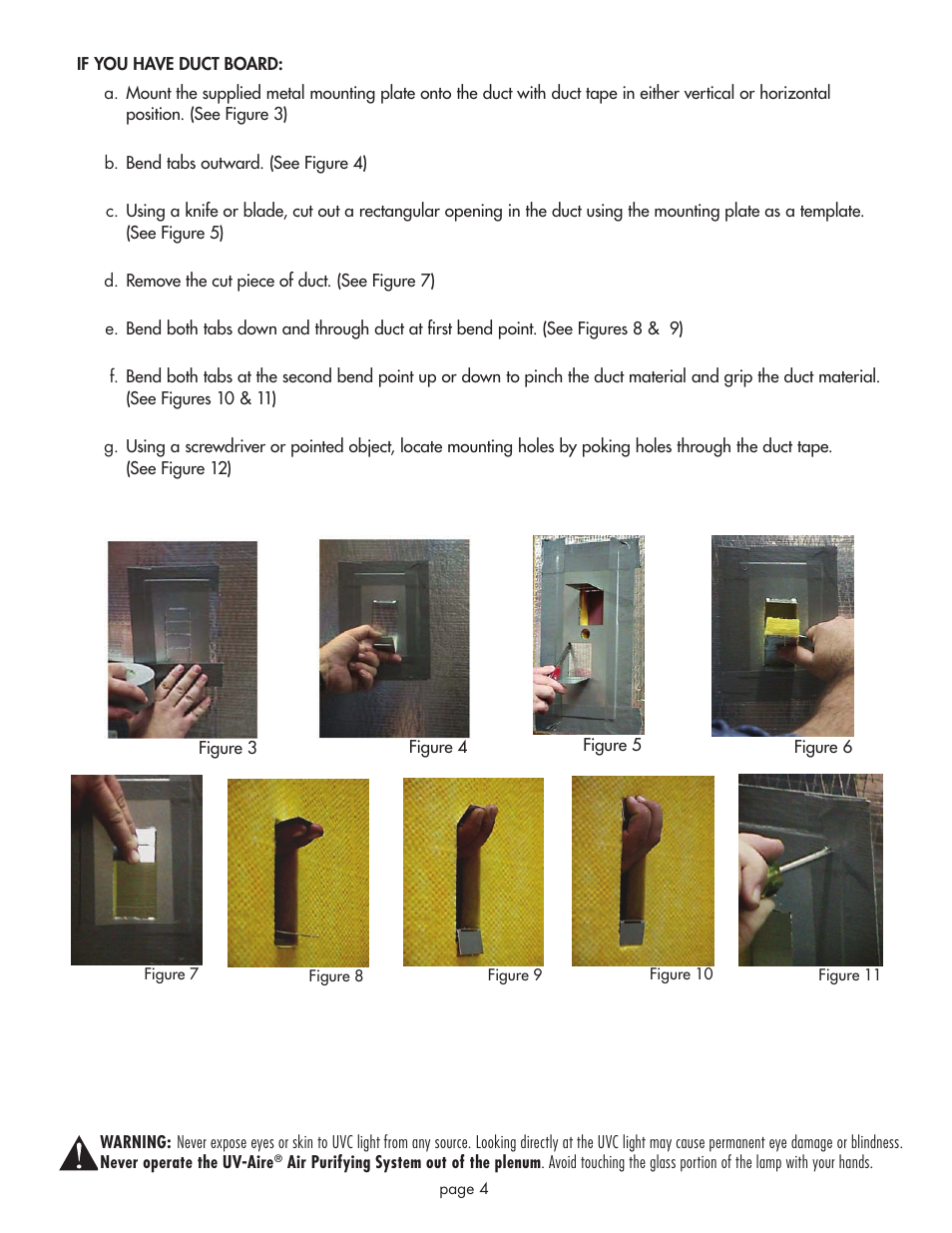 Field Controls UV-18X User Manual | Page 4 / 8