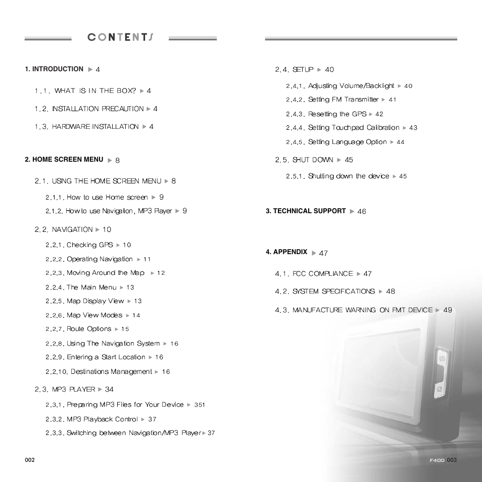 Fine Digital 400 User Manual | Page 2 / 25