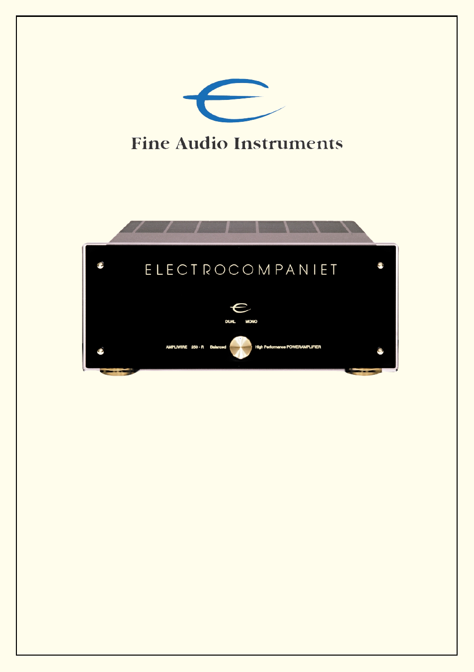 Fine Digital AW-250 User Manual | 8 pages