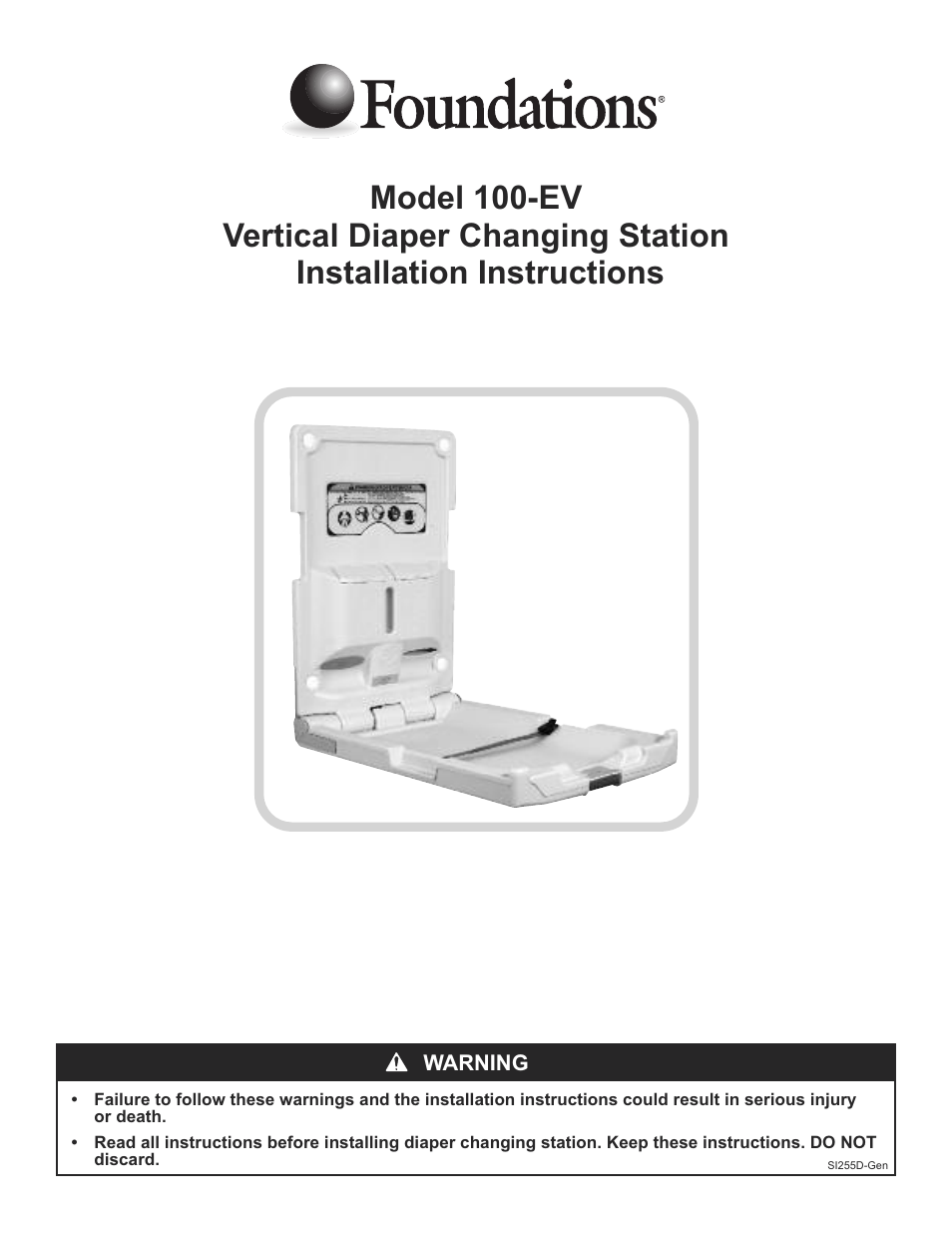 Foundations SI255D-Gen User Manual | 4 pages