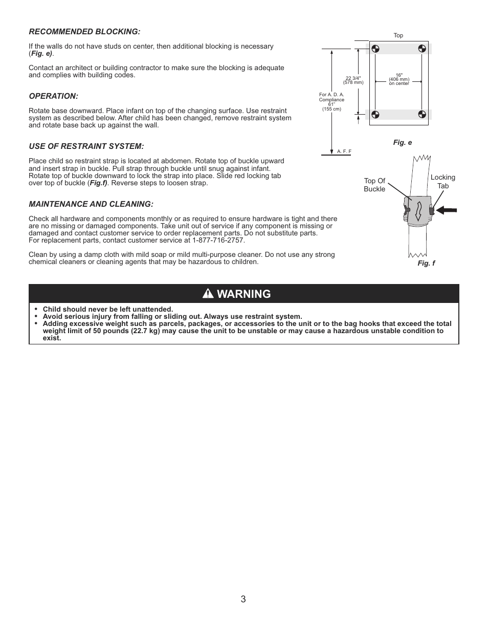 Warning | Foundations SI255D-Gen User Manual | Page 4 / 4