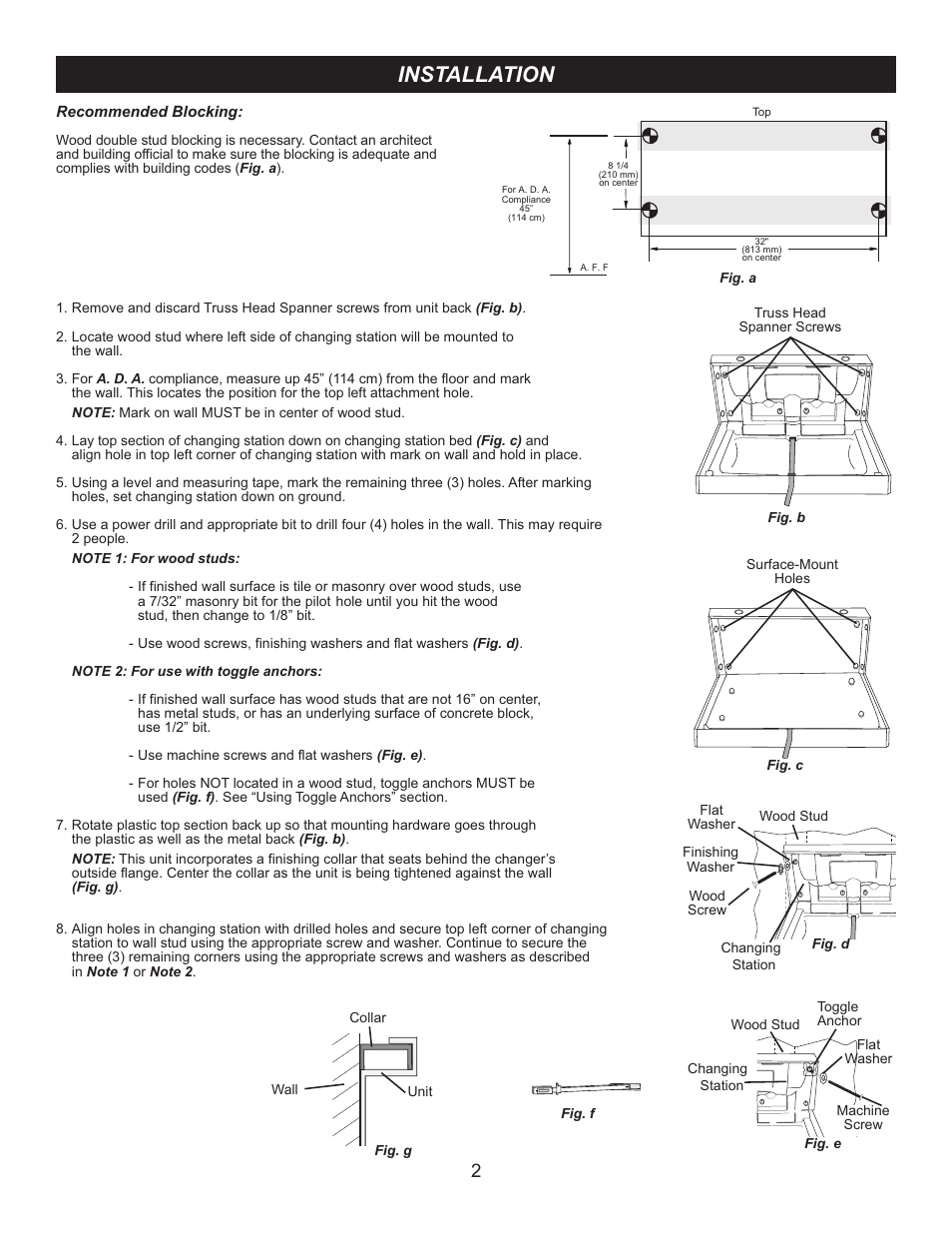 Installation | Foundations 100-SSC-SM User Manual | Page 3 / 4