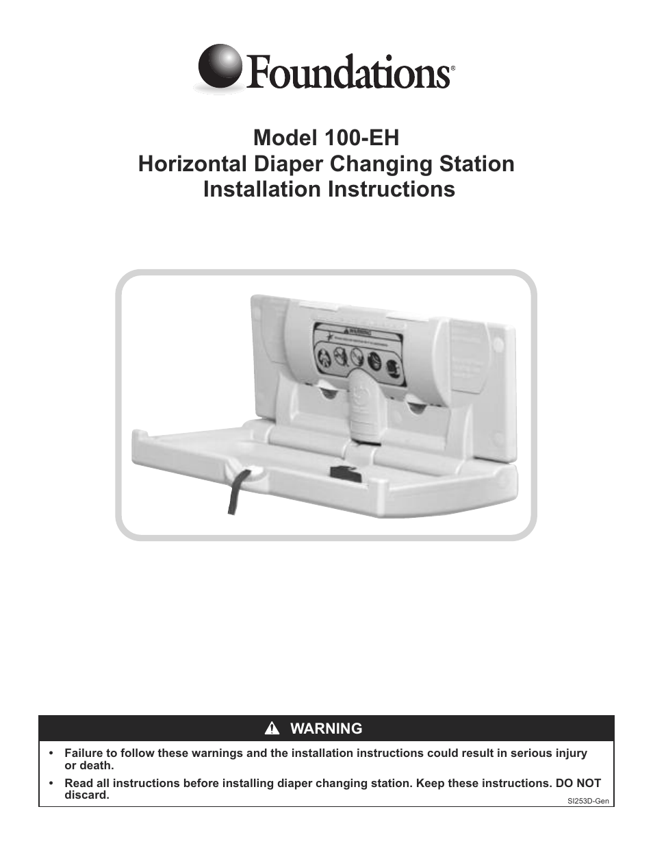 Foundations 100-EH User Manual | 4 pages