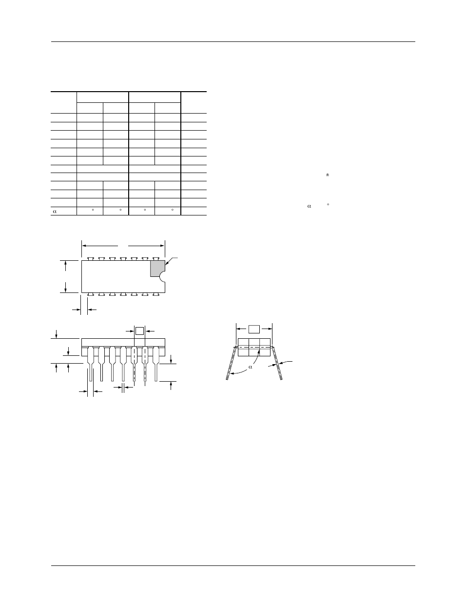 Mechanical dimensions, Lead ceramic dip package | Fairchild DUAL TRACKING VOLTAGE REGULATORS RC4194 User Manual | Page 13 / 15