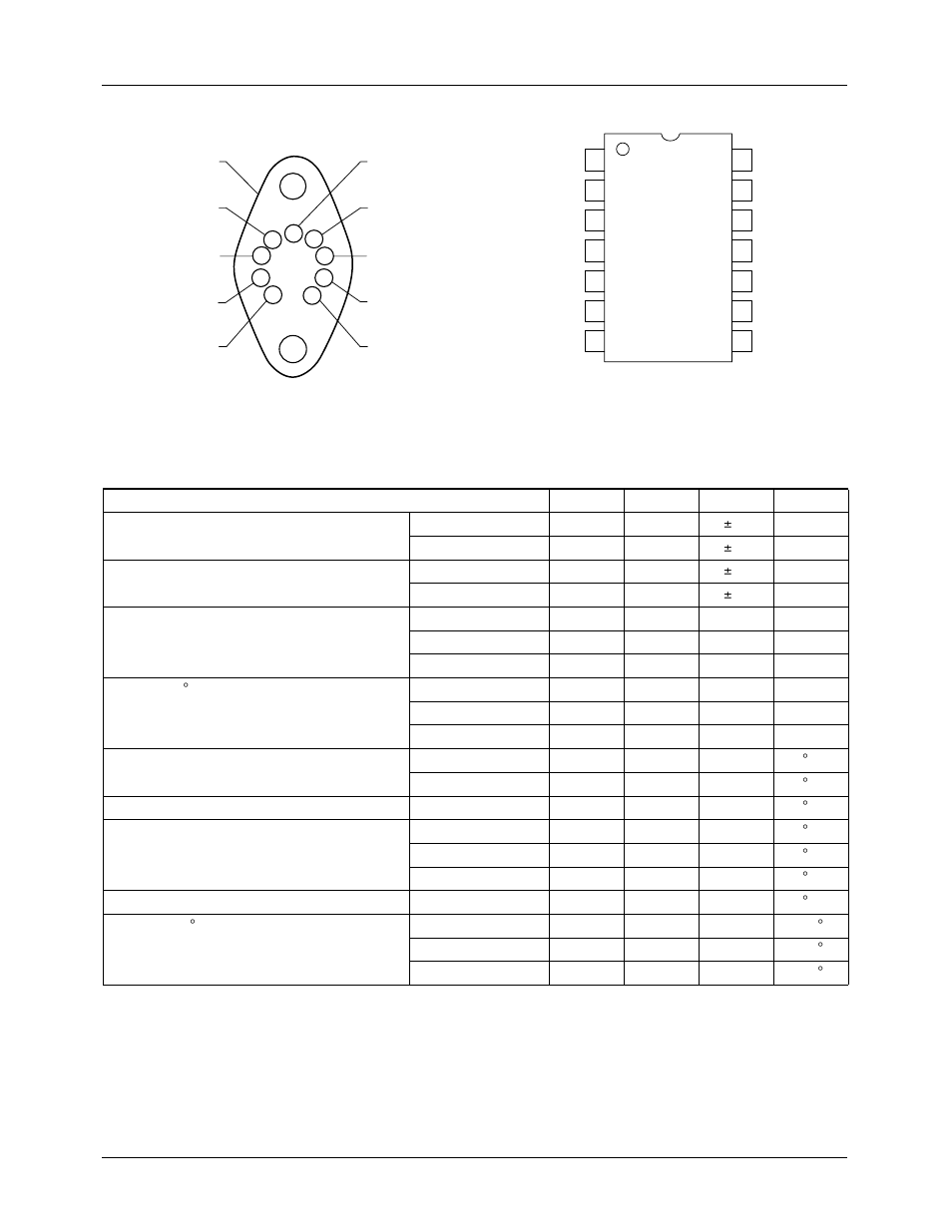 Absolute maximum ratings, Pin assignments | Fairchild DUAL TRACKING VOLTAGE REGULATORS RC4194 User Manual | Page 2 / 15