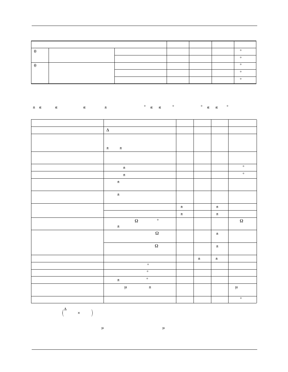 Operating conditions electrical characteristics | Fairchild DUAL TRACKING VOLTAGE REGULATORS RC4194 User Manual | Page 3 / 15