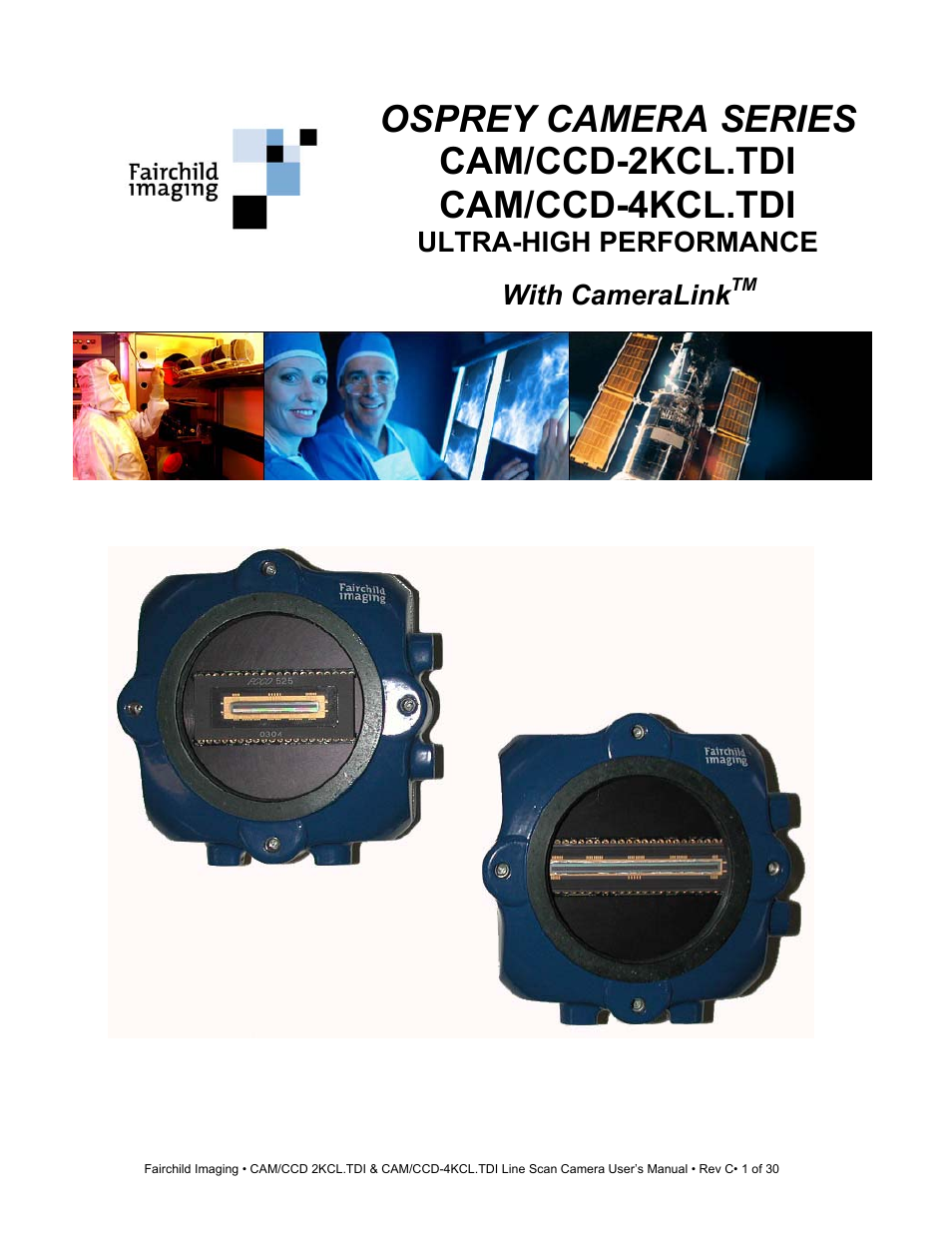 Fairchild CAM/CCD-4KCL.TDI User Manual | 30 pages
