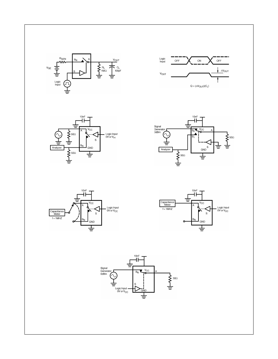 Fsa 3 357 ac loading and waveforms | Fairchild FSA3357 User Manual | Page 6 / 11