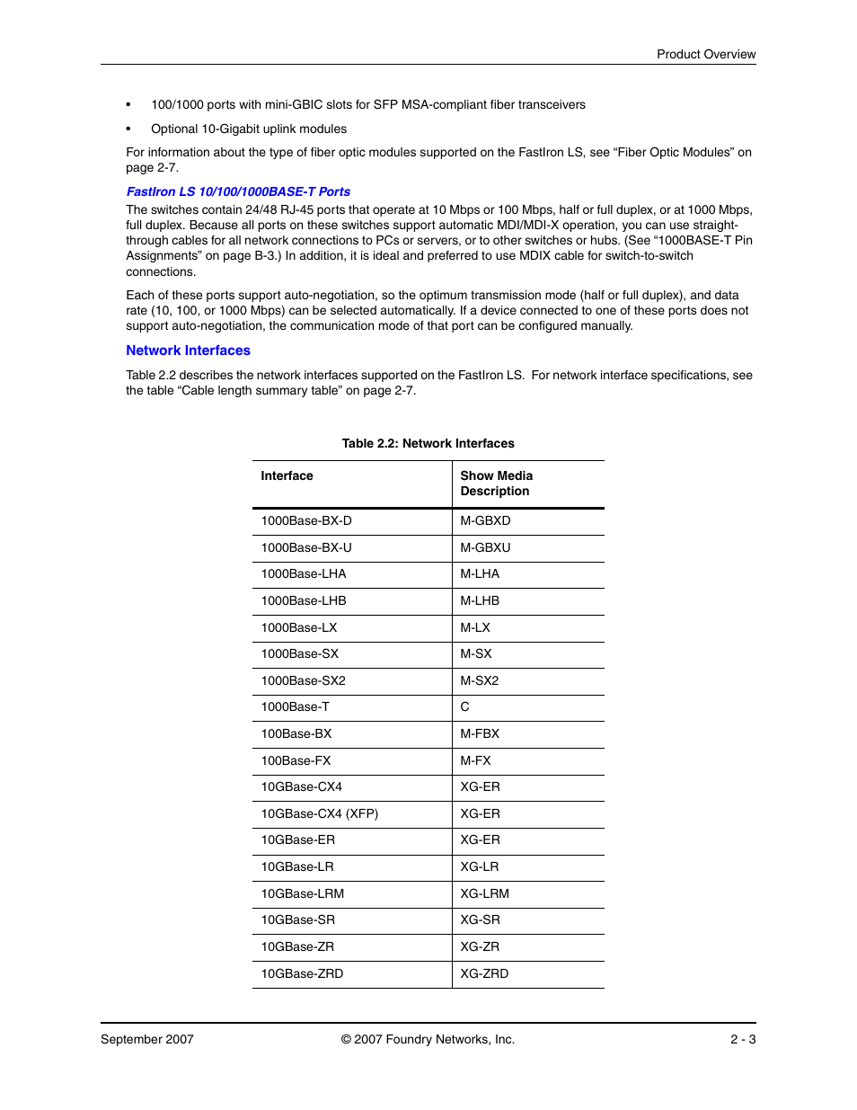 Foundry Networks LS 648 User Manual | Page 11 / 76