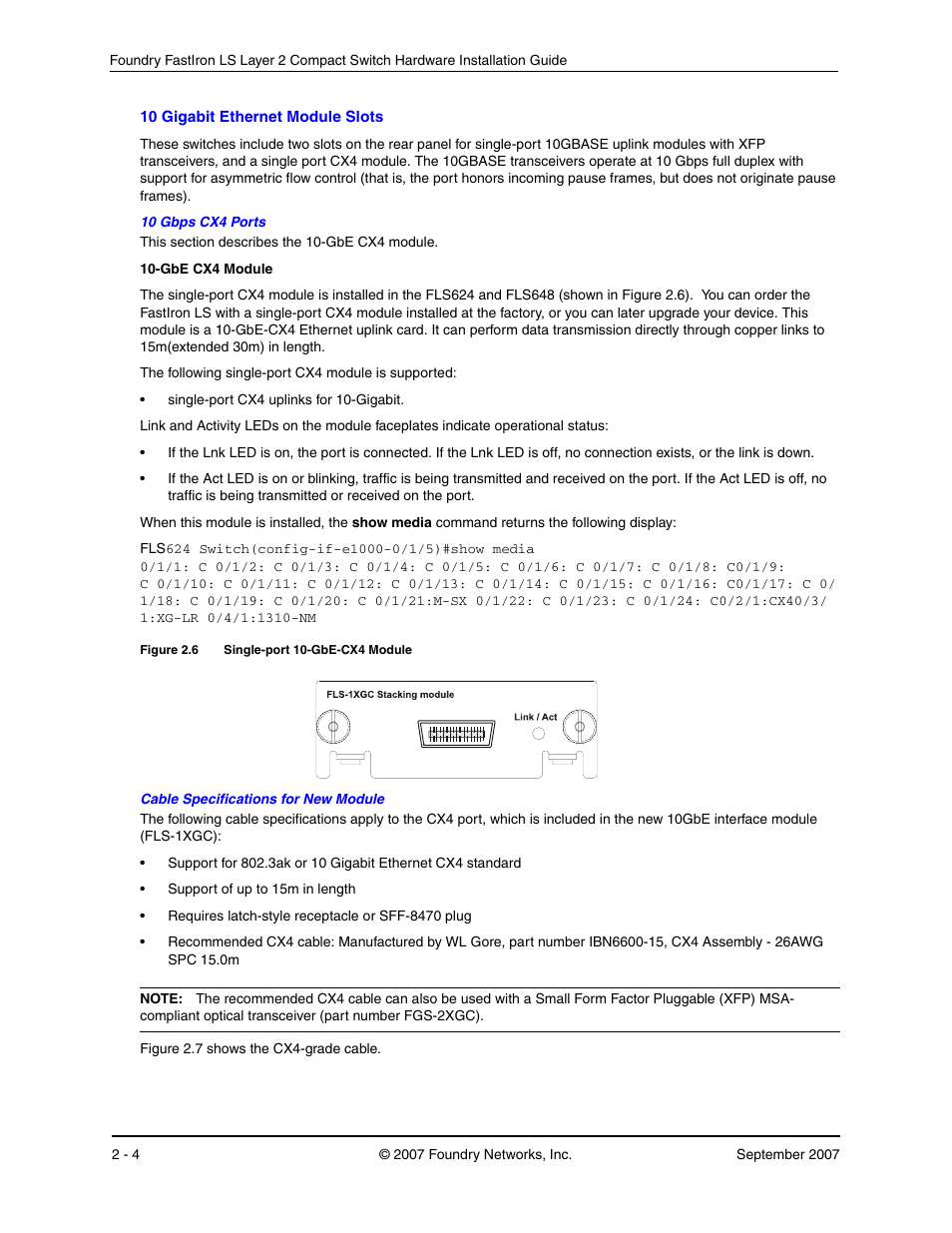 Foundry Networks LS 648 User Manual | Page 12 / 76