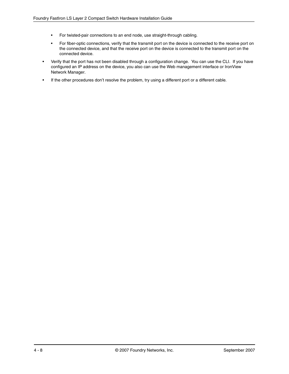 Foundry Networks LS 648 User Manual | Page 42 / 76