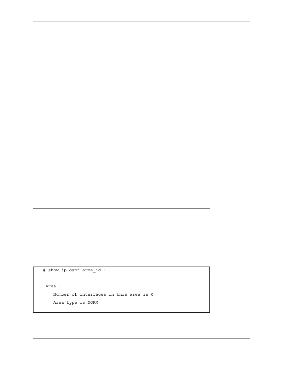 Ospf show commands, Show ip ospf area, Parameter description | Hapter, Ospf s, Ommands, Show, Ospf, Area, Chapter 10 ospf show commands | Foundry Networks AR3202-CL User Manual | Page 154 / 293