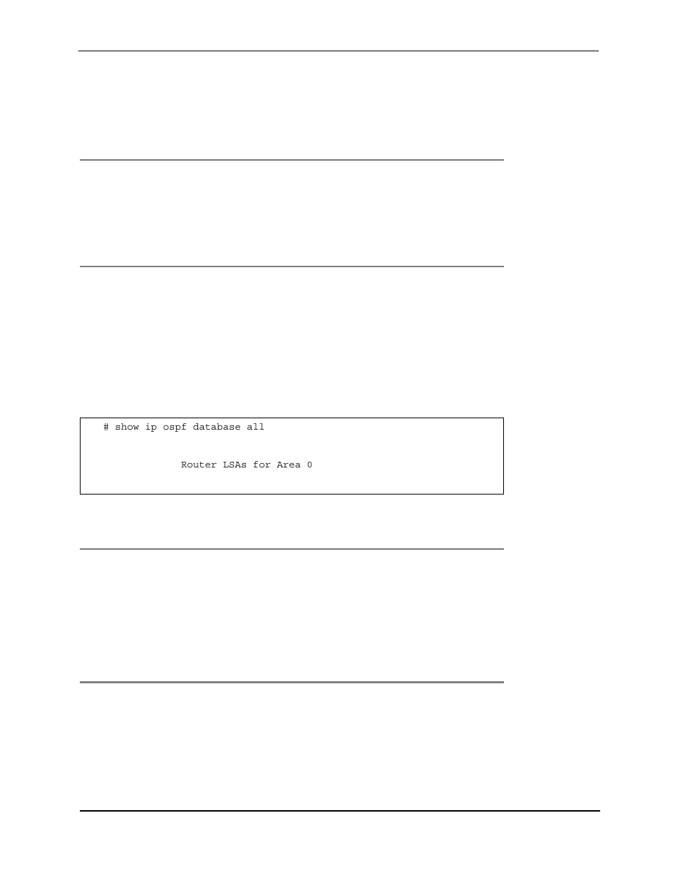 Show ip ospf database all, Parameter description, Show | Ospf, Database | Foundry Networks AR3202-CL User Manual | Page 157 / 293