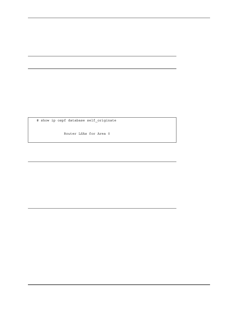 Show ip ospf database self_originate, Parameter description, Show | Ospf, Database, Self, Originate | Foundry Networks AR3202-CL User Manual | Page 164 / 293