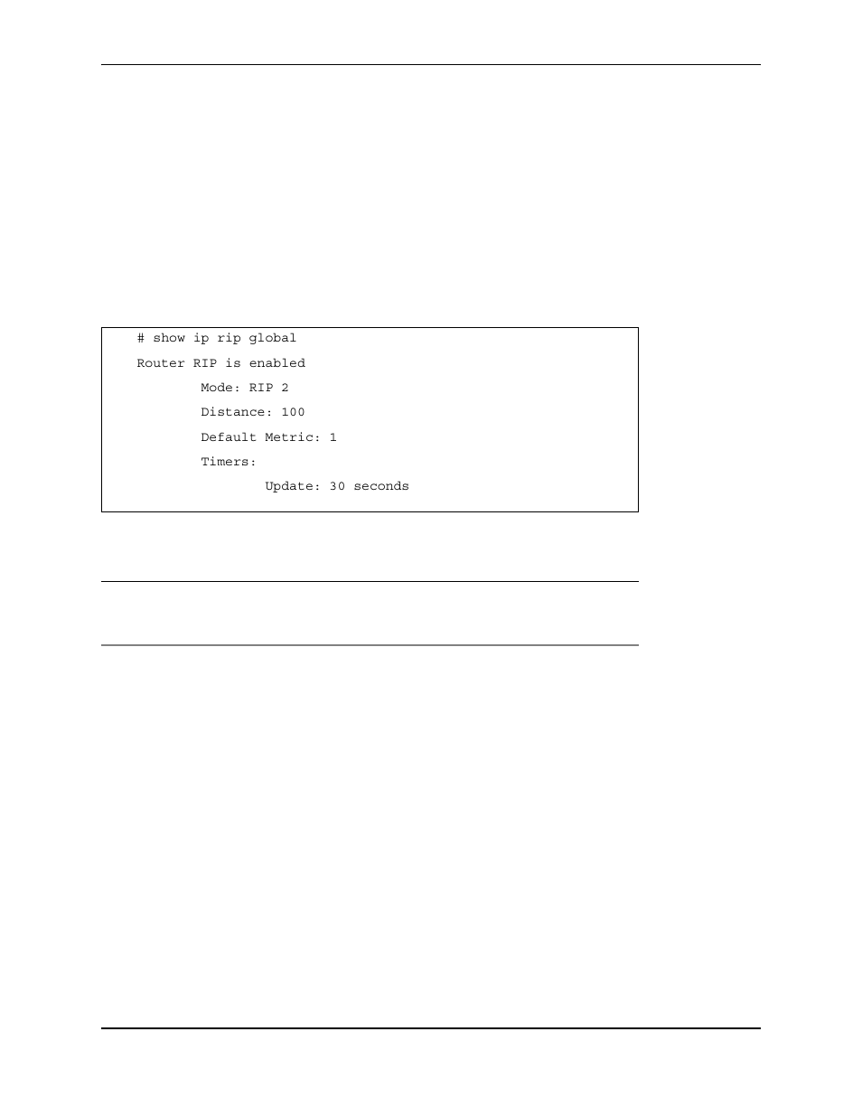Show ip rip global, Show, Global | Foundry Networks AR3202-CL User Manual | Page 208 / 293