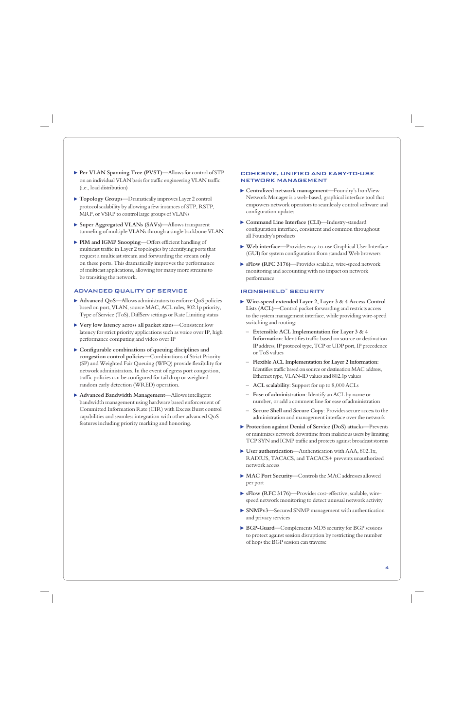 Foundry Networks BIGIRON RX-32 User Manual | Page 4 / 8