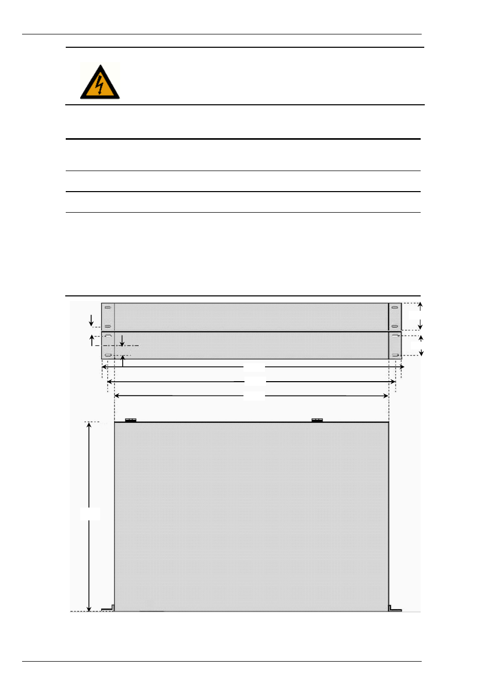 Rack mounting specifications, Warning | Foundry Networks M2404F User Manual | Page 20 / 46