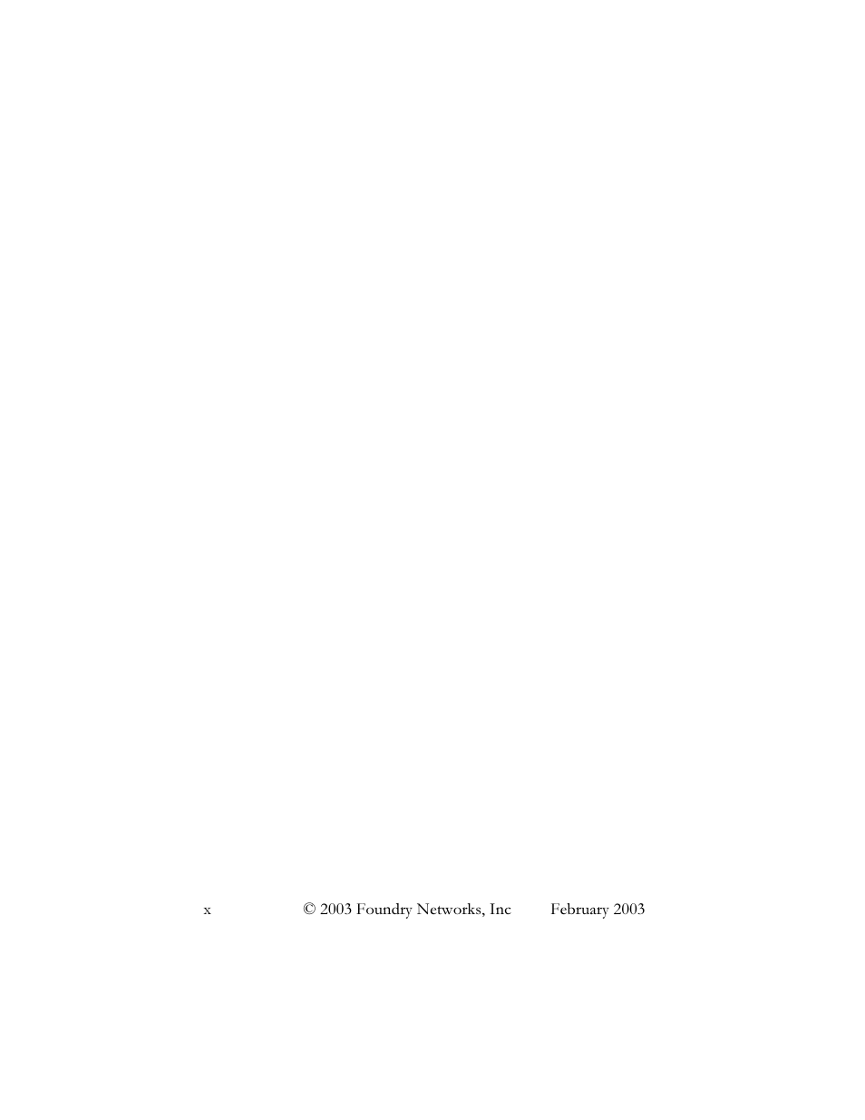 Foundry Networks 2402CF User Manual | Page 12 / 66