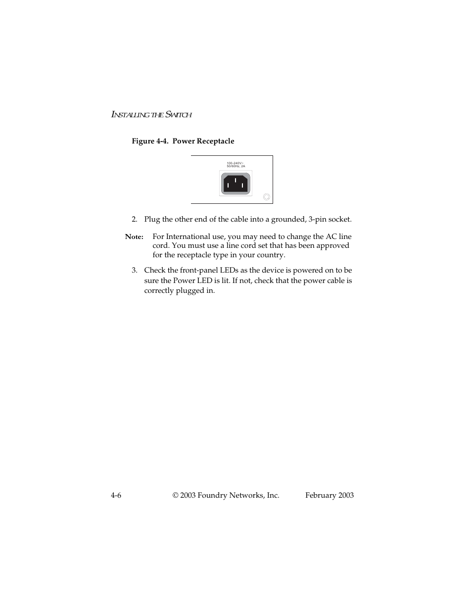 Foundry Networks 2402CF User Manual | Page 34 / 66