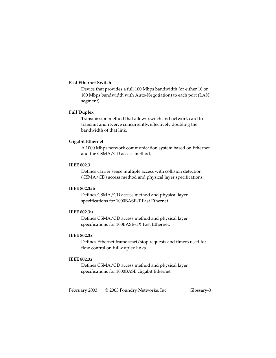 Foundry Networks 2402CF User Manual | Page 59 / 66